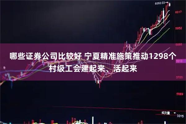 哪些证券公司比较好 宁夏精准施策推动1298个村级工会建起来、活起来